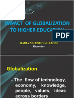 Impact of Globalization To Higher Education