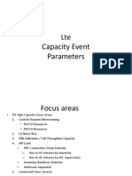 Lte Capacity Event Parameters