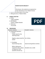 Detailed Lesson Plan in English 7 I. Objectives