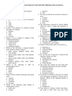 Stem Engine: College Entrance Test Review Preparation (Science)