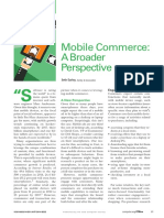 Mobile Commerce: A Broader Perspective: Spotlight