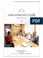 Jobs Interview Guide