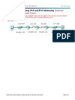 7.3.2.5 Packet Tracer - Verifying IPv4 and IPv6 Addressing - ILM PDF