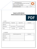 04 Method Statement For Block Work