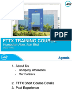 FTTX Training Course. Kumpulan Abex SDN BHD (M)