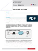 How To Use Dynamic DNS With ACTi Cameras 20100826 PDF