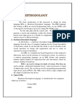 Design Methods: Verilog HDL VHDL