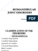 Temporomandibular Joint Disorders: Dr. Haider Iqbal Senior Lecturer Department of Oral Medicine and Radiology