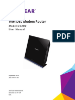 Wifi DSL Modem Router: Model D6200 User Manual