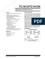 TC1413/TC1413N: 3A High-Speed MOSFET Drivers