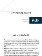 History of Finfet: Prasanna Kumar Minakshi Kore