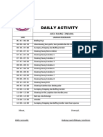 Dailly Activity: Area Ruang Cendana