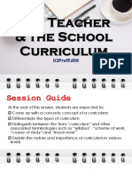 The Nature of Curriculum