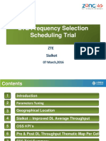 Frequency Selection Schedualing