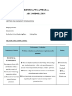 Final Ihrm Performance Appraisal