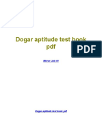 Dogar Aptitude Test Book PDF