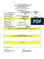 Death Report Form