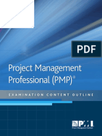 PMP Examination Content Outline June 2019