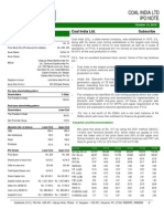 Ipo Note: Coal India LTD