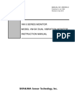 Vm-5 Series Monitor Model Vm-5K Dual Vibration Monitor Instruction Manual