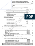 Suggested Solutions/ Answers - Spring 2018 Examinations 1 of 8 Strategic Management Accounting (C2) - Chartered Level