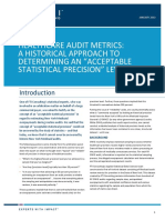 Healthcare Audit Metrics