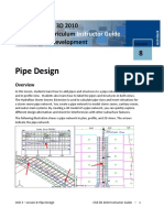 Pipe Design: Autocad Civil 3D 2010 Education Curriculum Unit 3: Land Development