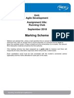 AD Assignment Mark Scheme Autumn 2018