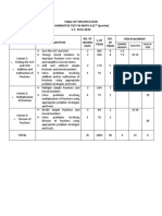 Table of Specification Summative Test in Math 6 (1 Quarter) S.Y. 2019-2020