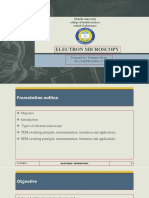 Electron Microscopy: Mekelle University College of Health Sciences School of Pharmacy