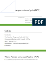 Principal Components Analysis (PCA) Final