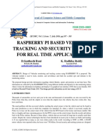 Raspberry Pi Based Vehicle Tracking and Security System For Real Time Applications