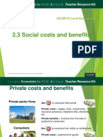 2.3 Social Costs and Benefits: Igcse /O Level Economics