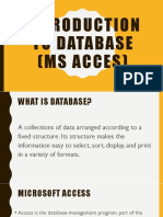 Introduction To Database