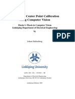 Robot Tool Center Point Calibration Using Computer Vision - Johan Hallenberg PDF