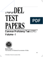 CPT Model Test Papers