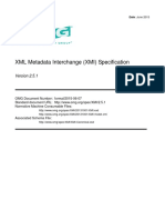 XML Metadata Interchange