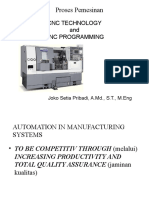 Proses Pemesinan: CNC Technology and CNC Programming