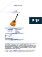 Guitar: Jump To Navigation Jump To Search Guitar (Disambiguation)