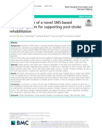 User Evaluation of A Novel SMS-based Reminder System For Supporting Post-Stroke Rehabilitation