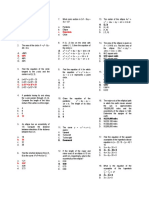 For PET 2 Math With Answer Key