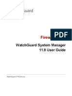 Watchguard System Manager 11.8