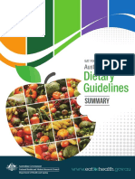 N55a Australian Dietary Guidelines Summary 131014 1 PDF