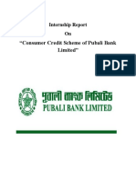 Consumer Credit Scheme of Pubali Bank Limited