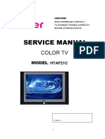 Haier HTAF21C Manual de Servicio PDF