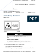 Unstable Voltage - Troubleshoot