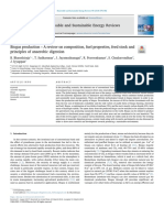 Biogas Production-A Review On Composition, Fuel Properties, Feed Stock and Principles of Anaerobic Digestion