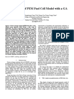 Optimization of PEM Fuel Cell Model With A GA: Foyou Chen, Xiangshuang Yang, Weili Zhang, Kun Xiong, Dongji Xuan