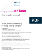 Cashminder Application Pack