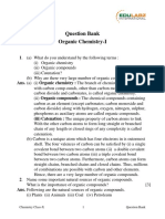 Question Bank Organic Chemistry-I